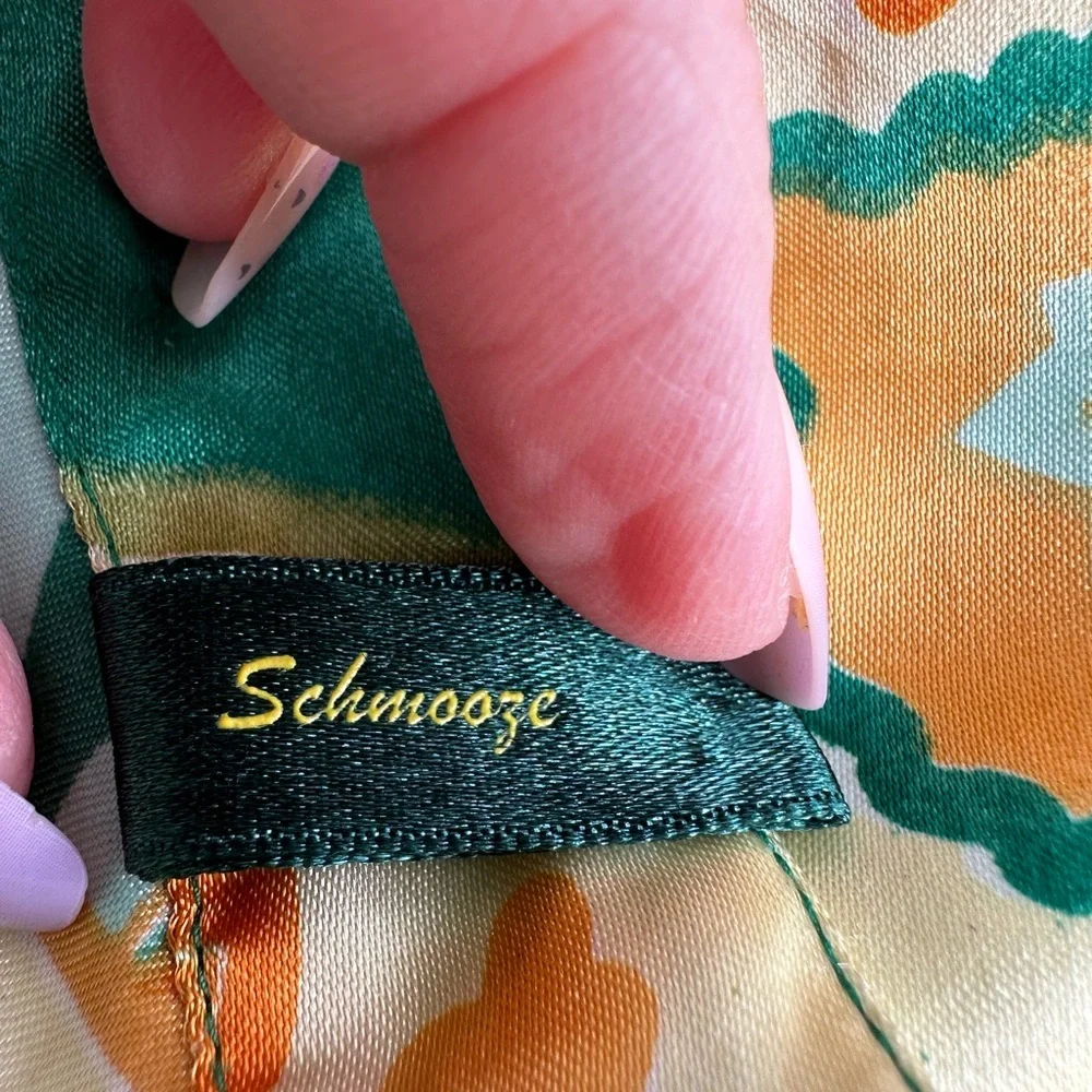 Billabong Silky 90’s Floral Lace Trim Side Zip Y2K Size M/L - Picture 9 of 12